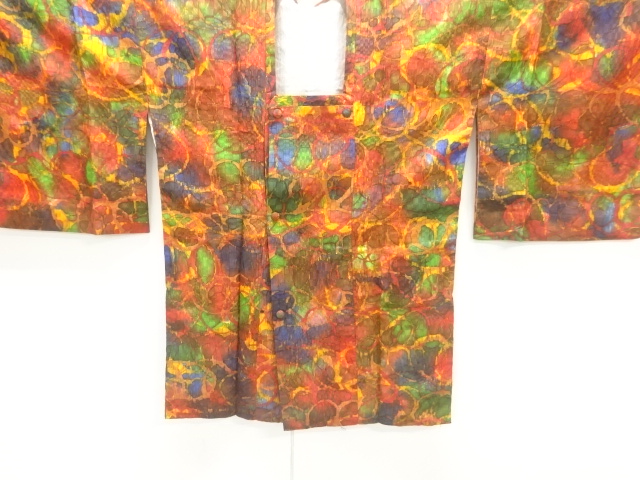 JAPANESE KIMONO / MICHIYUKI COAT / ABSTACT PATTERN